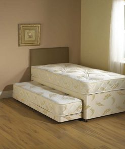 Single Guest Bed with headboard and mattresses