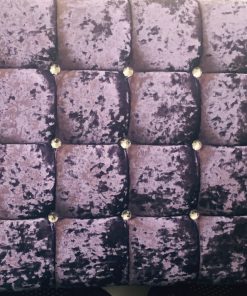 Crushed velvet headboard Harmony