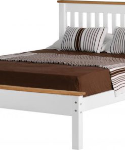 Monaco wooden bed low f/end Seconique