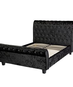 Isabella Sleigh Bed Black