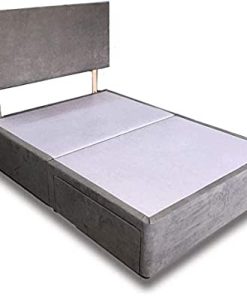 Reinforced divan base with matching headboard