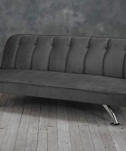 Brighton sofa bed in grey velvet