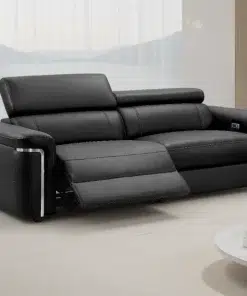 somerville black electric recliner