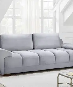 azzuro grey 3 seater