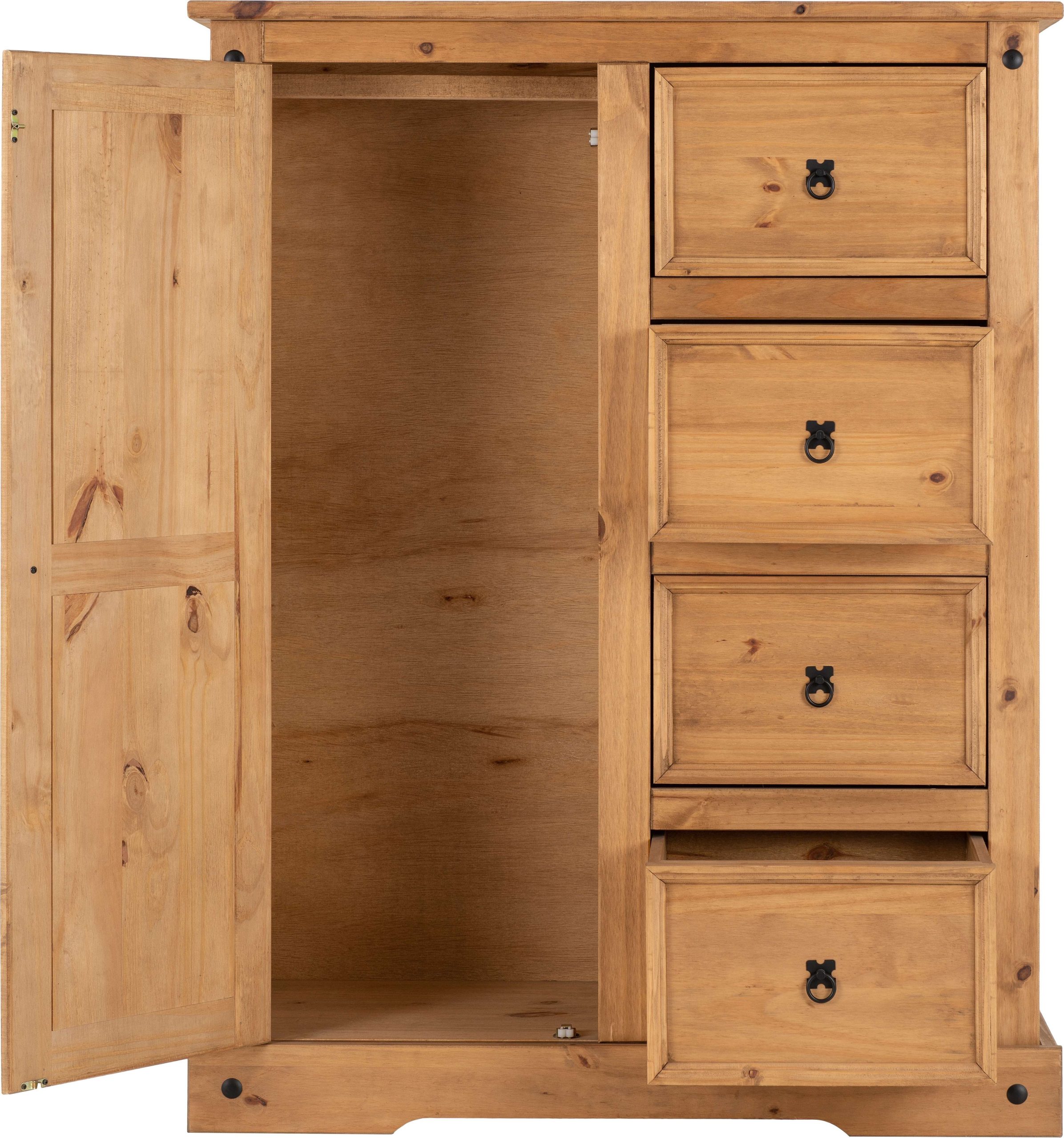 Corona 1 door 4 drawer robe - Image 2