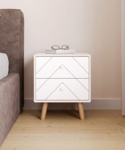 Dixie 2 drawer bedside
