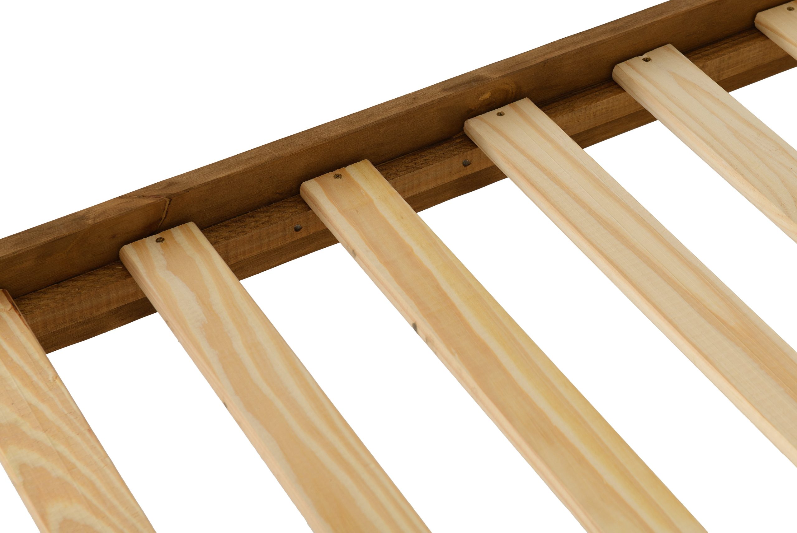 Corona 3ft high foot end single pine bed frame - Image 2