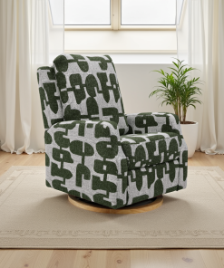 Seville Electric Reclining Chair Green