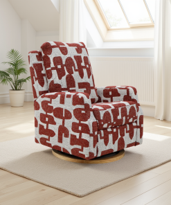 Seville Electric Reclining Chair Red