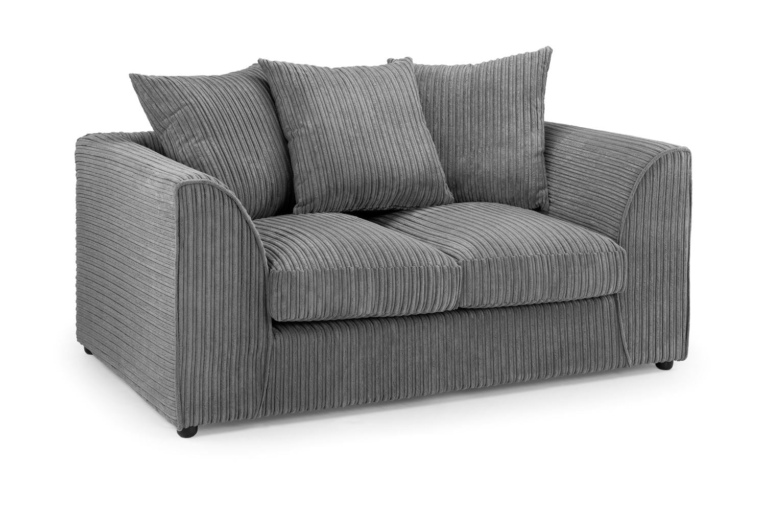 Harley Jumbo Sofa Grey 2 Seater - Image 2