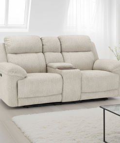 Owen Electric Recliner Sofa Beige 2 Seater
