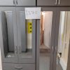 Mirrored Wardrobe with Top Box, Mirrored Wardrobe with Drawers, Top Box