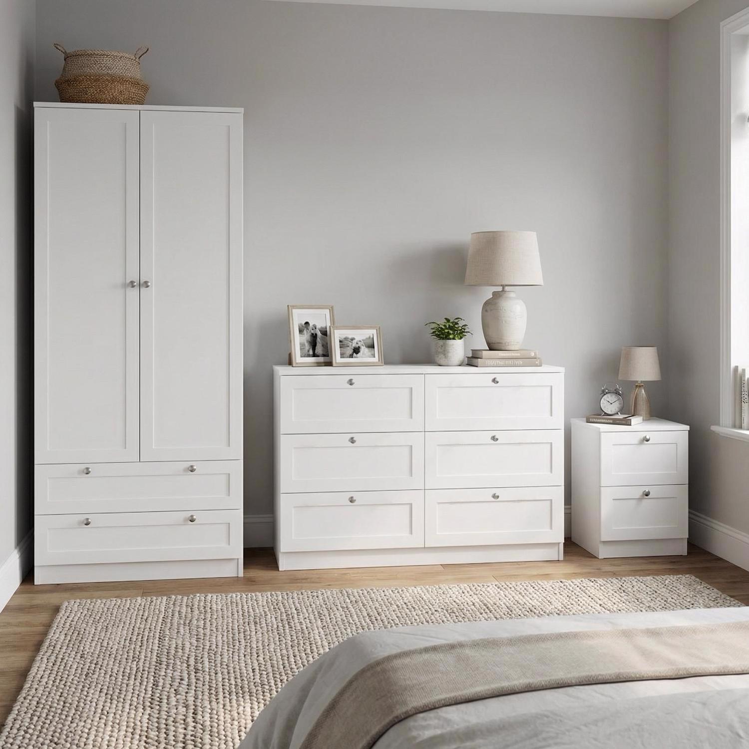 Artus 3 Piece Bedroom Furniture white - Image 7
