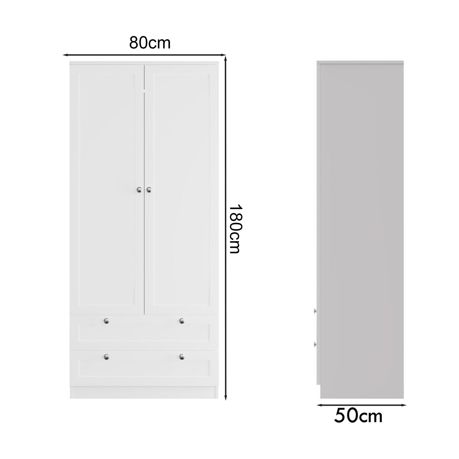 Artus 3 Piece Bedroom Furniture white - Image 5