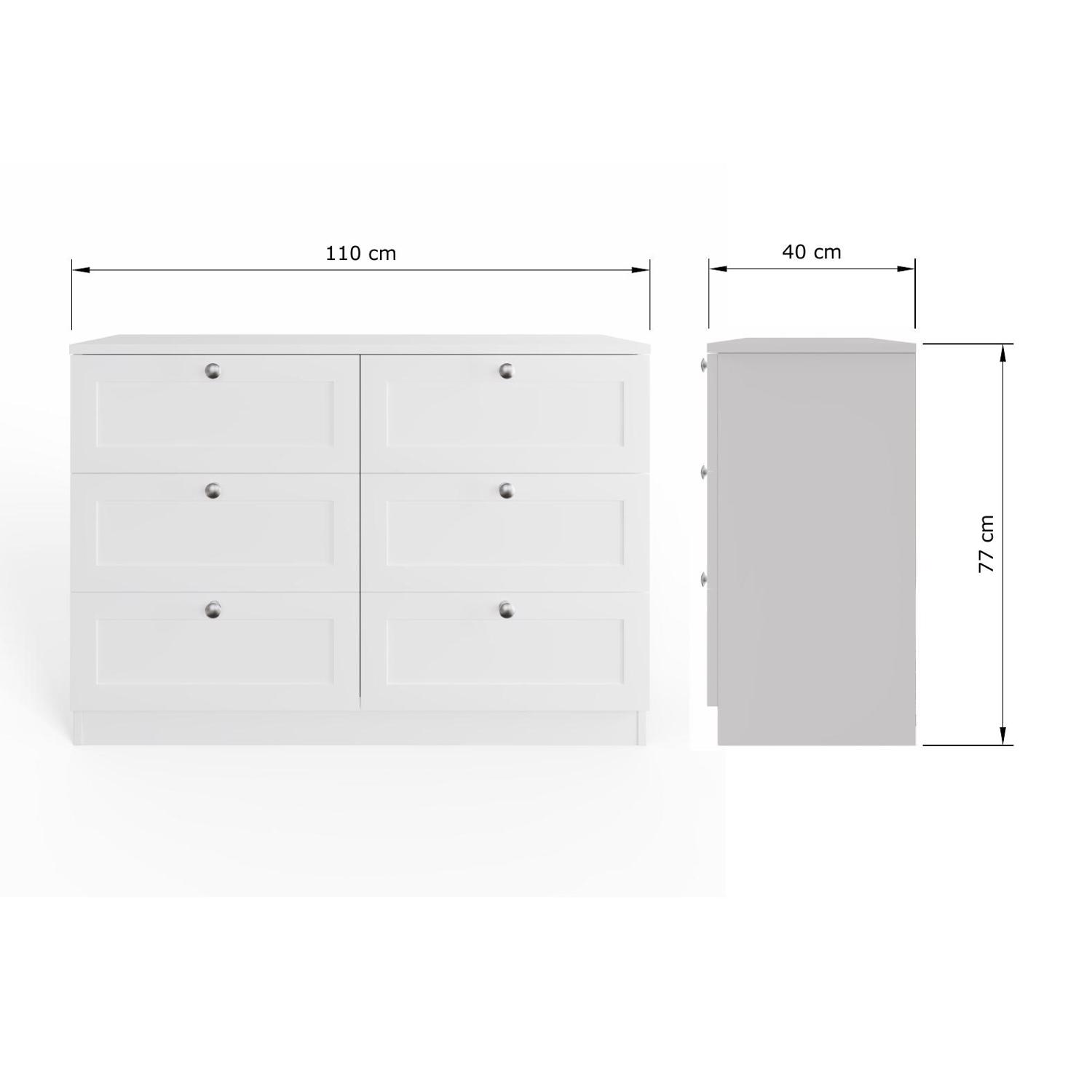 Artus 3 Piece Bedroom Furniture white - Image 3
