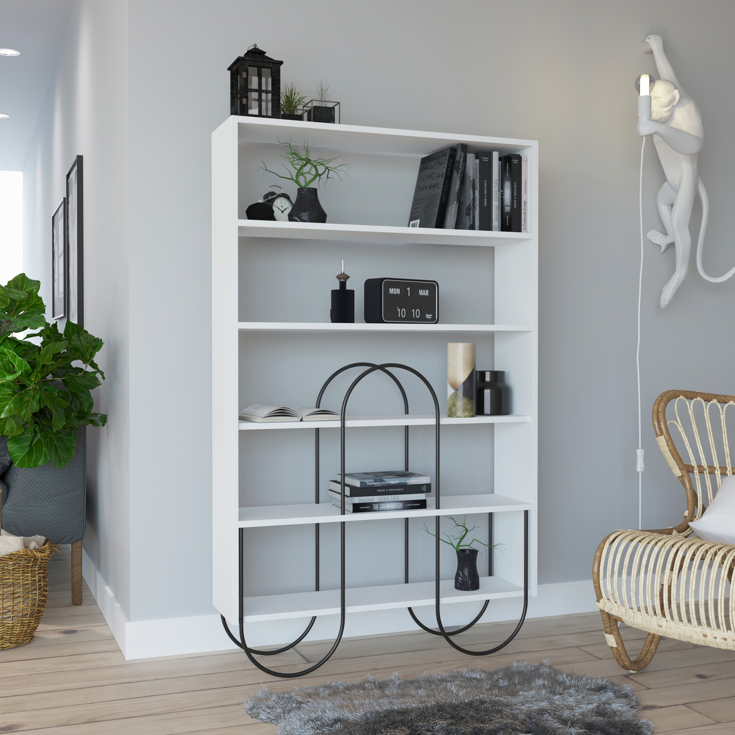 Norfolk Modern Bookcase Display Unit